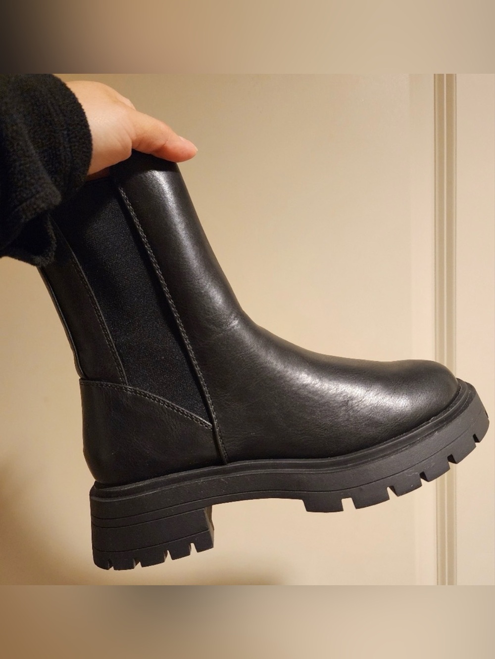 ASOS Black Combat & Moto Boots